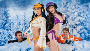 Bikini Baristas Banged by Blue-Balled Brothers